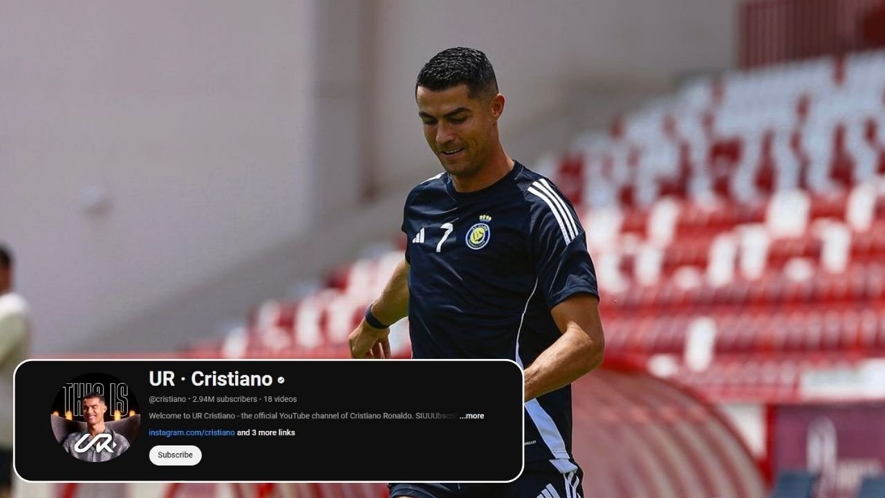 Christiano Ronaldo hits three million subscribers on YouTube in hours