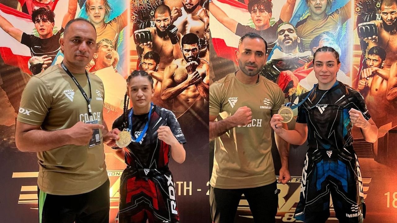 Pakistani female fighters wins gold medals in MMA Asian Championship