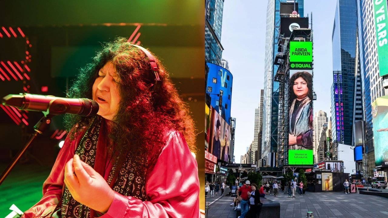 Spotify features Sufi legend Abida Parveen on Times Square