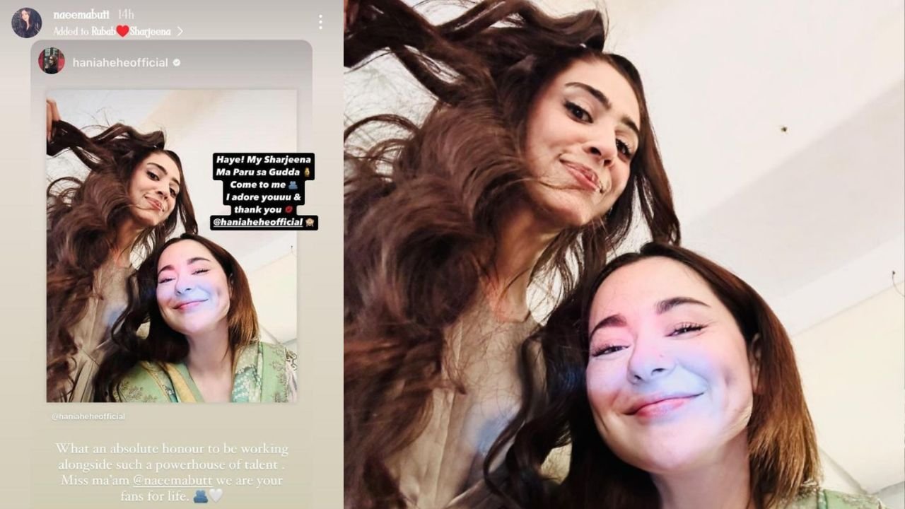 'Adeel and Mustafa crying in the corner'; Hilarious comments under Hania's selfie with Naeema Butt