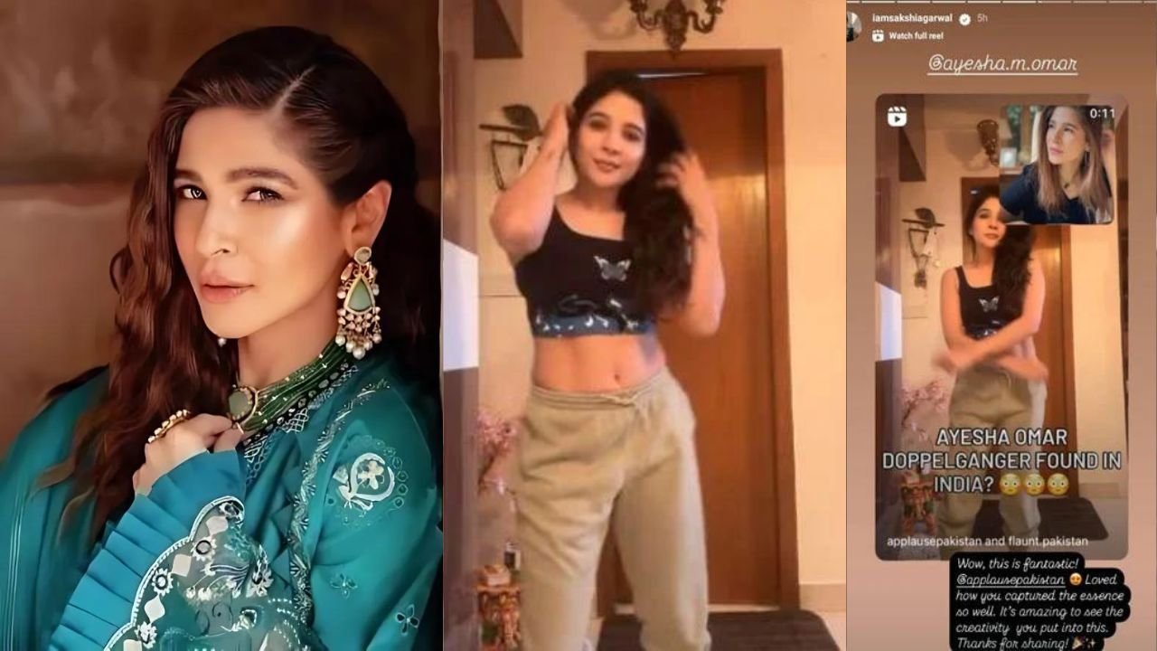 'Is it AI or my doppelganger?' Ayesha Omar gets confused over viral video