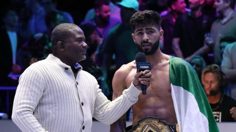 Shahzaib Rind becomes Pakistan’s first Karate Combat World Champion