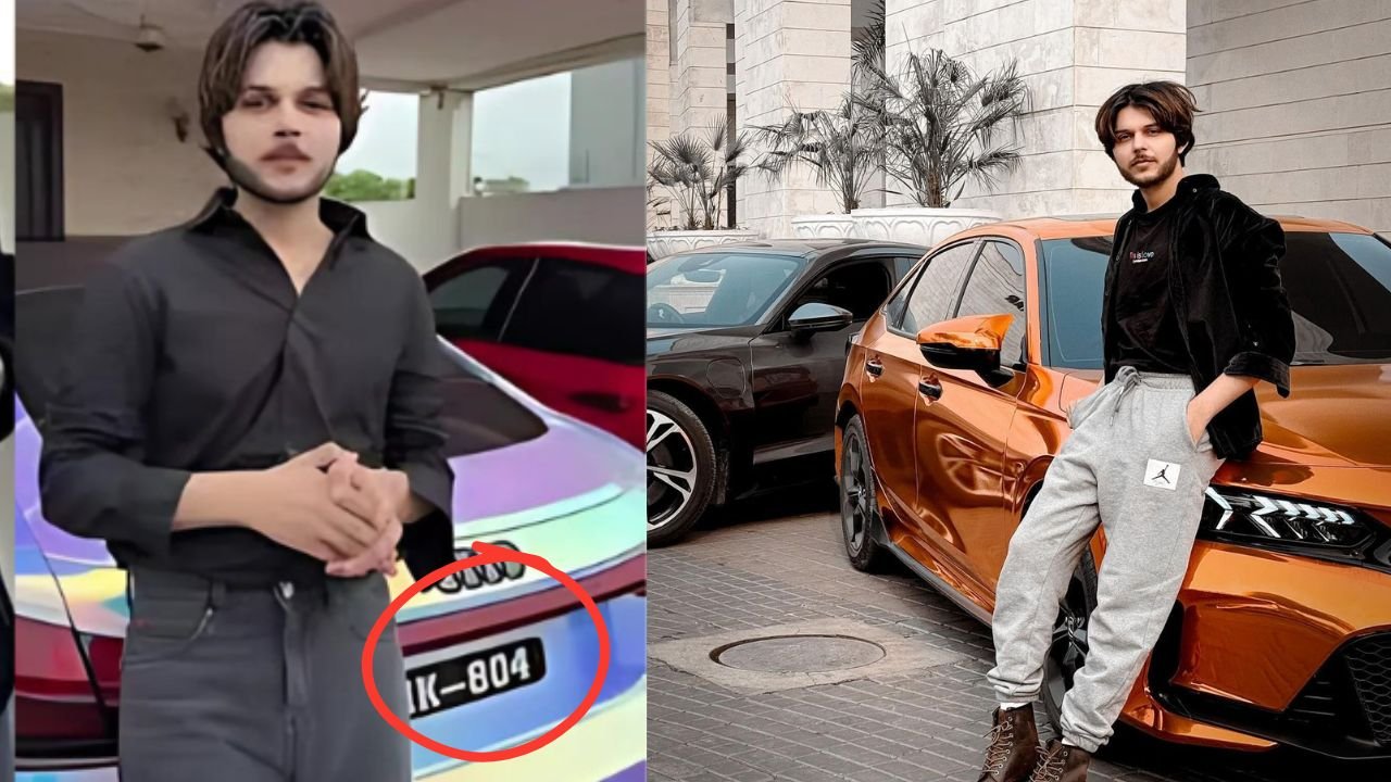 TikToker Nadeem Nani Wala arrested for using fake number plate 'IK 804'