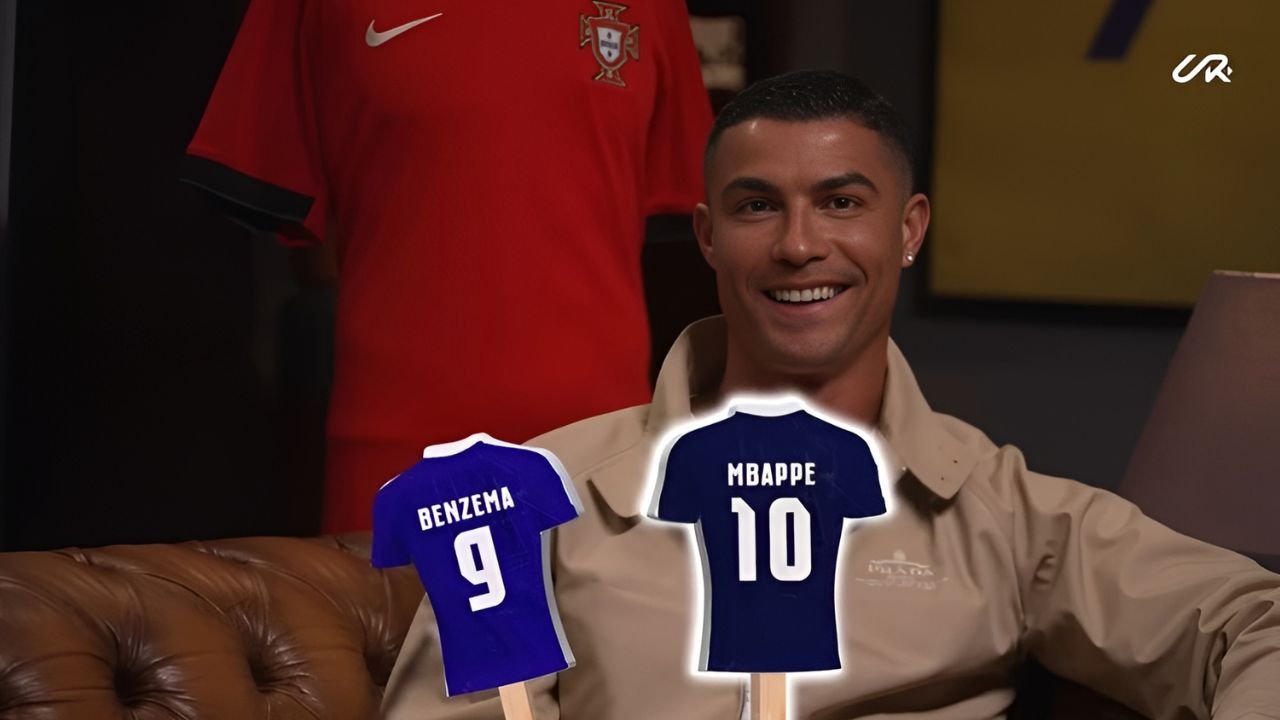 Cristiano Ronaldo chooses between Mbappe and Karim Benzema