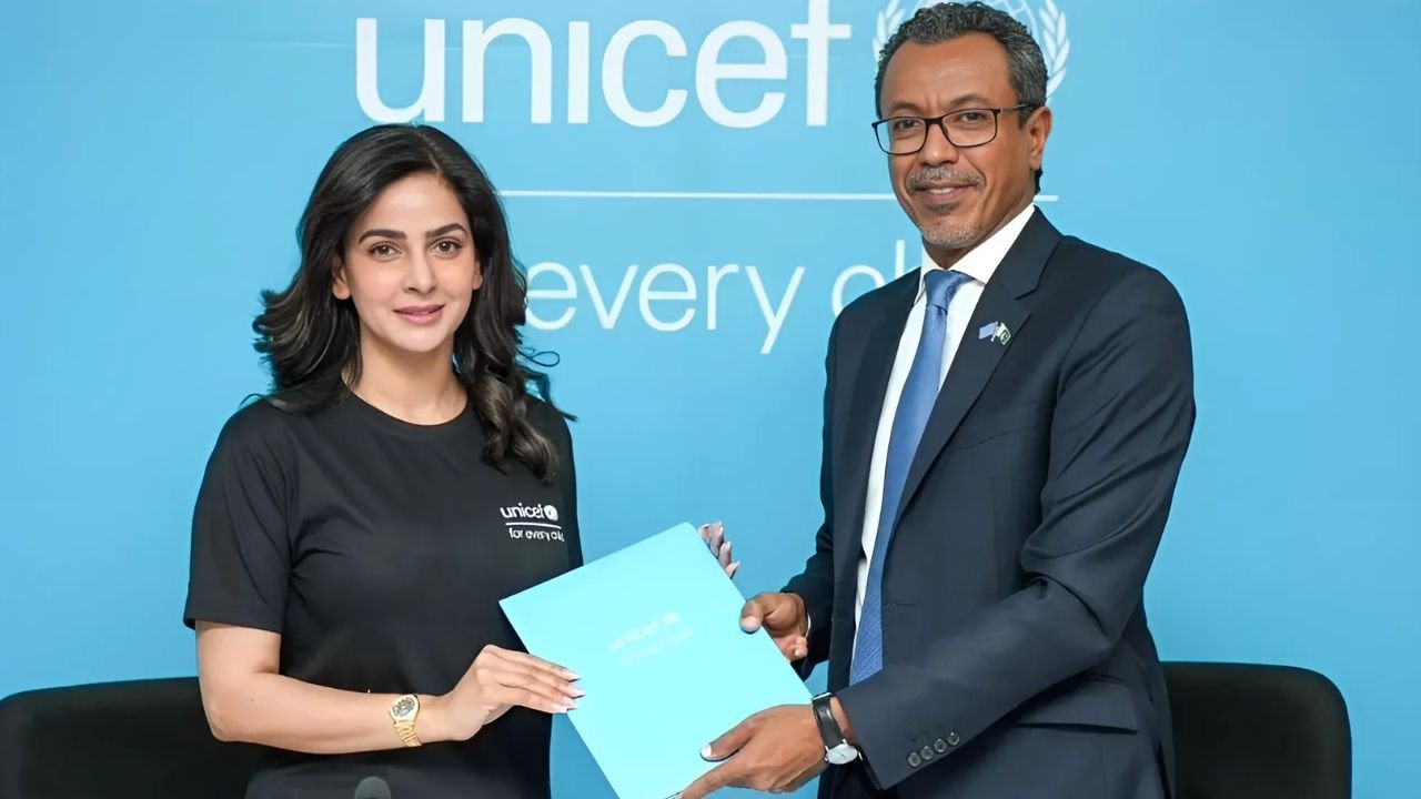 Saba Qamar joins UNICEF as Pakistan’s first national ambassador for child rights