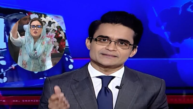 Shahzeb Khanzada schools Info Minister Azma Bukhari for threatening journalists