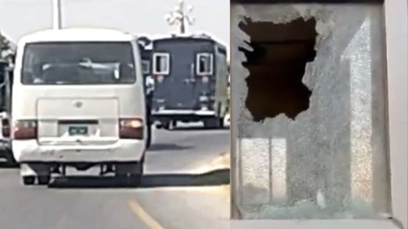 PTI leaders escape as armed men attack high-profile prisoner vans in Islamabad