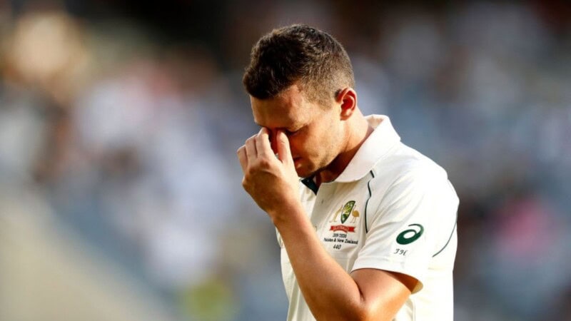 Josh Hazlewood out of second Test match against India