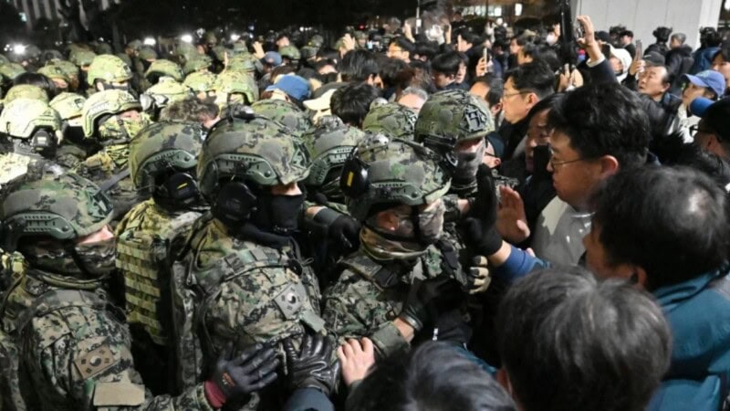 South Korea president declares martial law