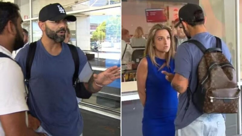Virat Kohli loses cool in heated argument with Australian reporter