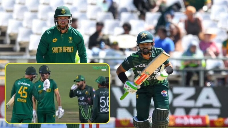 VIDEO: Rizwan loses cool against South Africa’s Klaasen in second ODI
