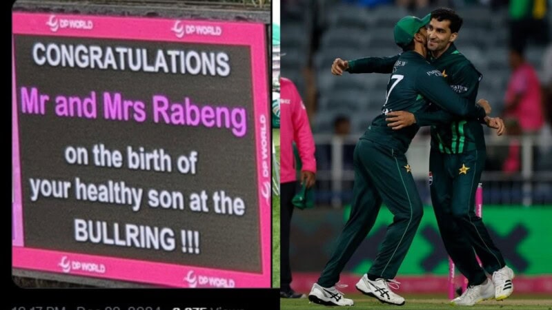 Fan gives birth to baby during Pak-South Africa match