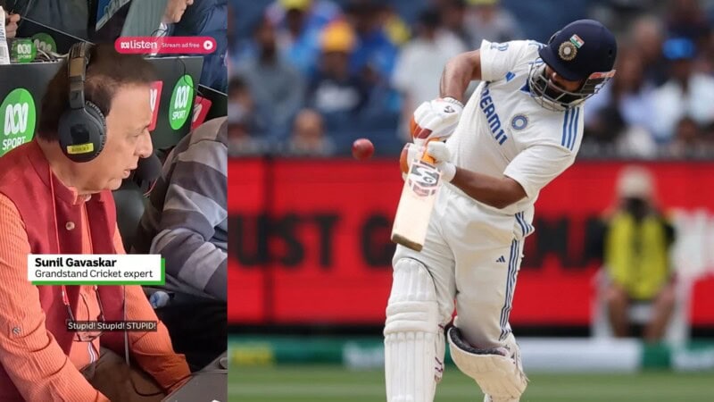 Video: ‘Stupid, stupid, stupid’, Sunil Gavaskar lashes out at Rishabh Pant
