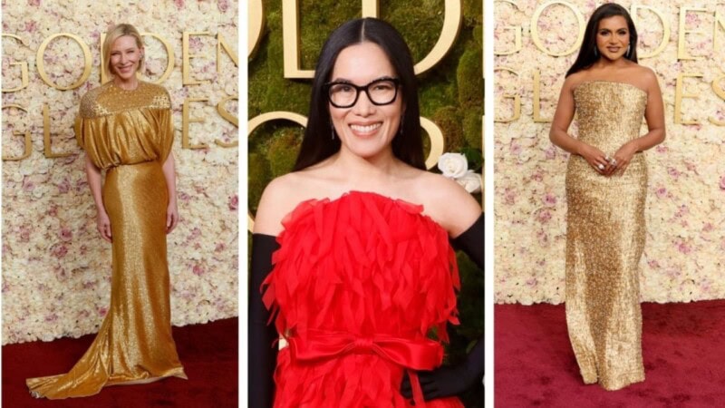 Hollywood stars glitter at Golden Globes