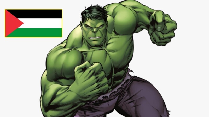 Hulk again shows support for Palestine, Gaza