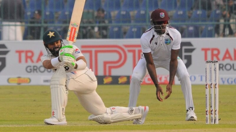 Pakistan score 143/4 on day one against West Indies
