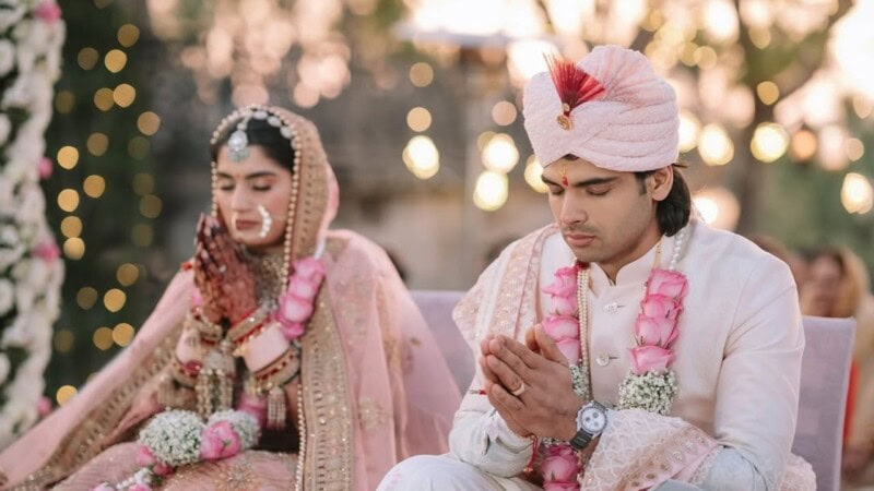 Neeraj Chopra, Indian tennis star tie the knot
