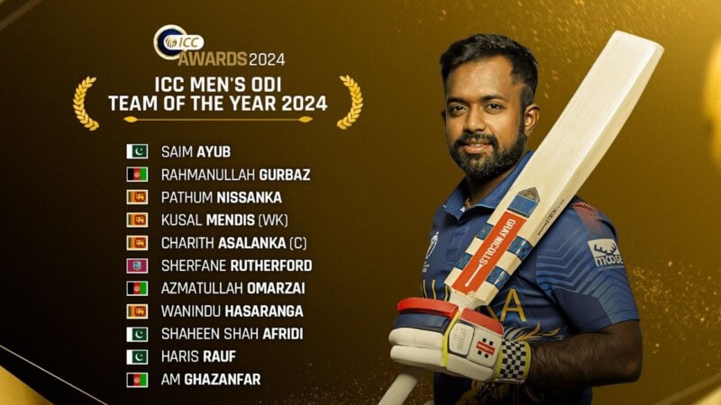 No Indian player in ICC ODI Team of the Year 2024
