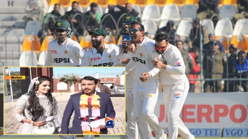 Bride, groom ditch their Walima for Pak-West Indies Test