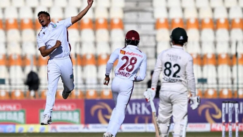 Bowlers rule Multan pitch as Pakistan is bowled out for 154