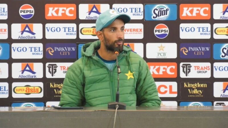 WI loss: Shan Masood loses cool at reporter over captaincy question