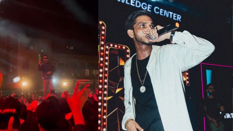 Manager calls out organisers after crowd throws bottle at Talha Anjum, again