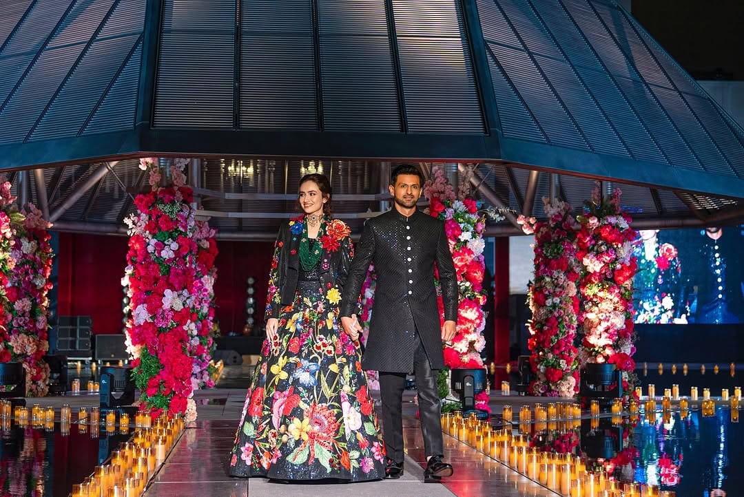 Sana Javed & Shoaib Malik Ramp Walk in Doha, Qatar Sana Javed & Shoaib Malik Ramp Walk in Doha, Qatar