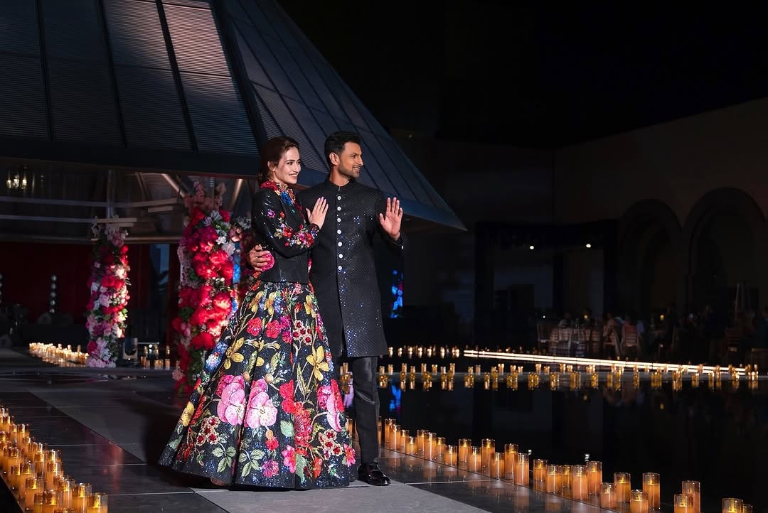 Sana Javed & Shoaib Malik Ramp Walk in Doha, Qatar Sana Javed & Shoaib Malik Ramp Walk in Doha, Qatar