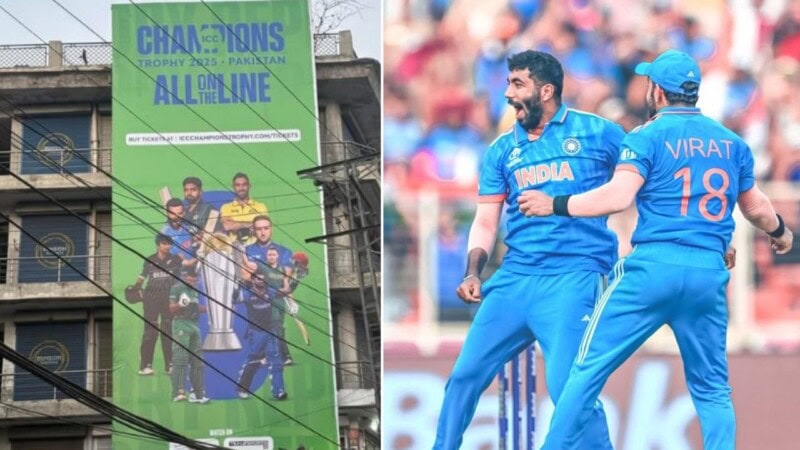 Kohli, Bumrah’s posters pop up in Lahore ahead of Champions Trophy