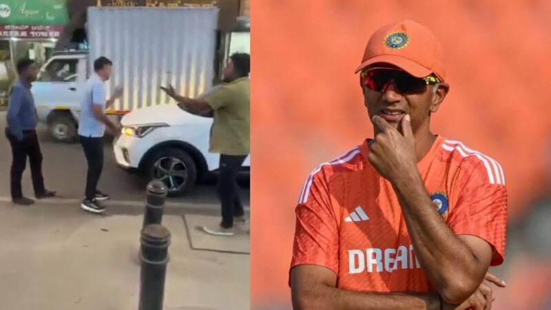 Rahul Dravid’s car collides with auto-rickshaw, video goes viral