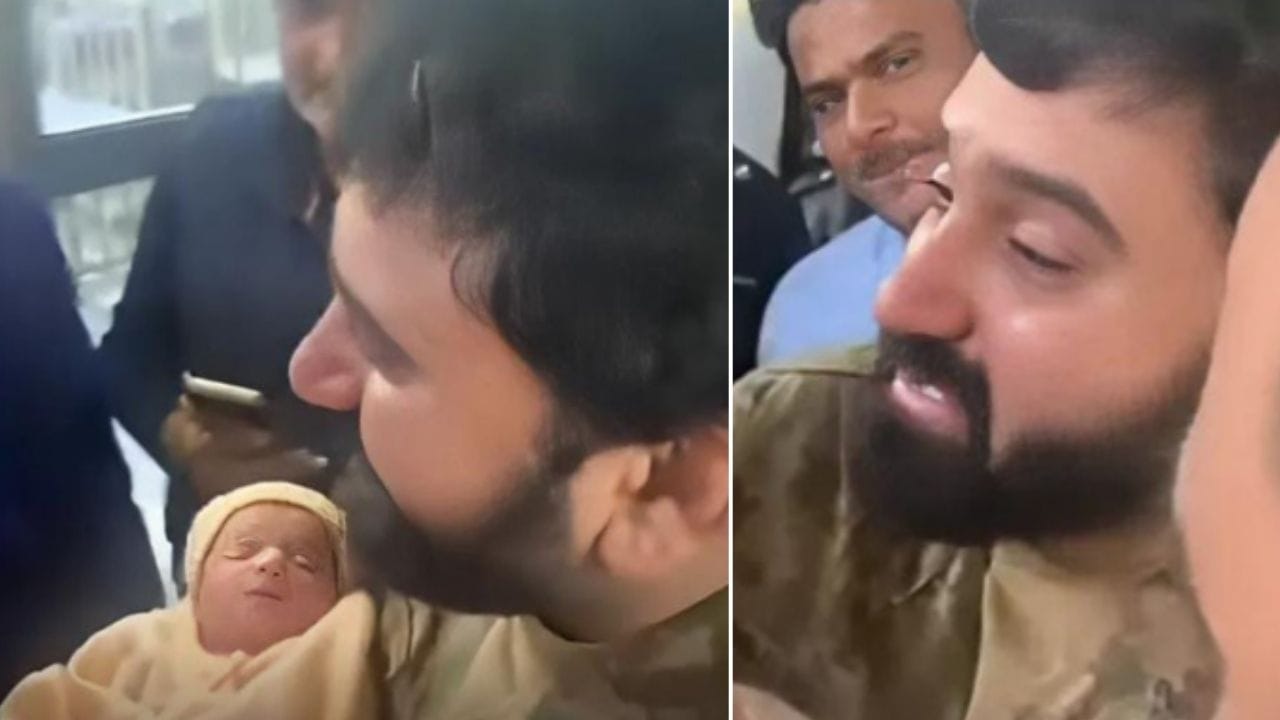 Army major adopts rescued baby girl after unknown persons bury her alive