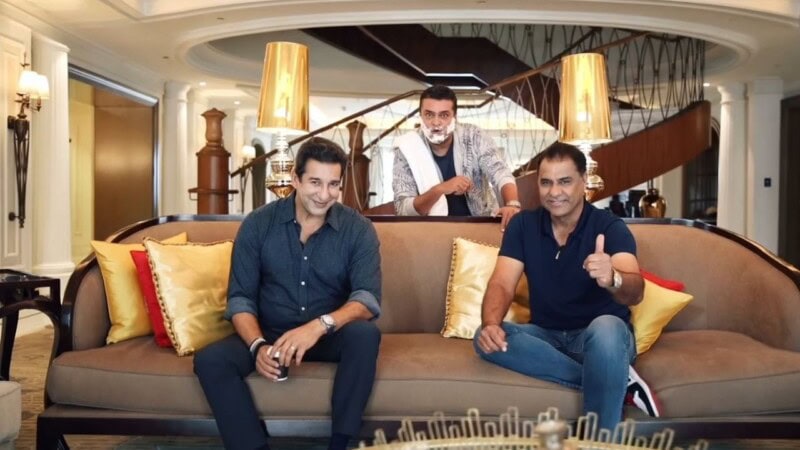 Which Indian player is joining Fakhare Alam’s new show with Wasim Akram, Waqar Younis?