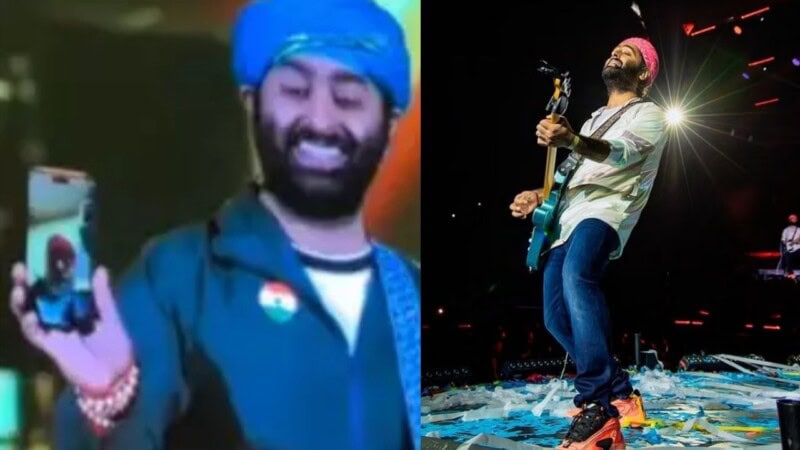 VIDEO: Arijit wins hearts for pausing concert to take father’s call