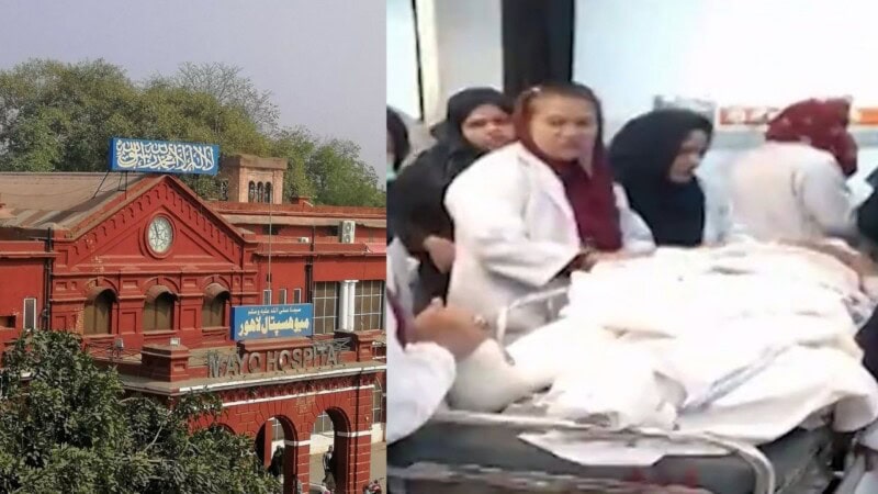 Lift collapses at Mayo Hospital Lahore, injuring eight
