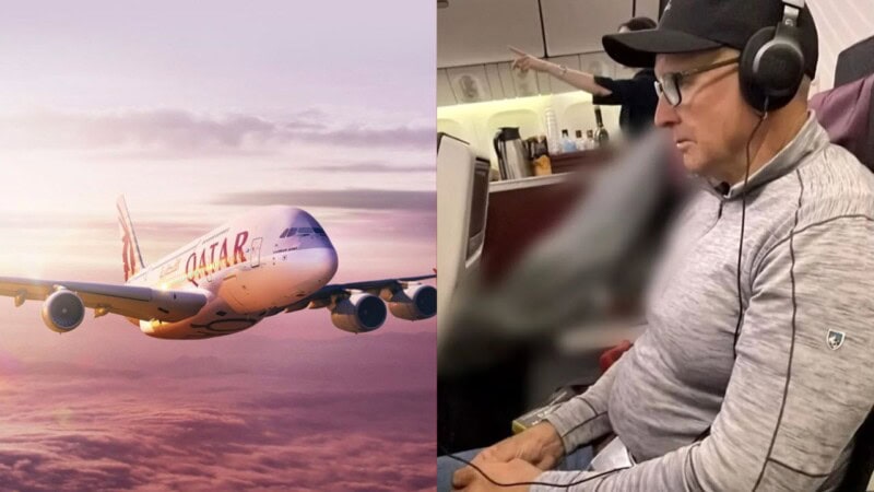 Couple in shock after sitting next to dead body on Qatar Airways flight