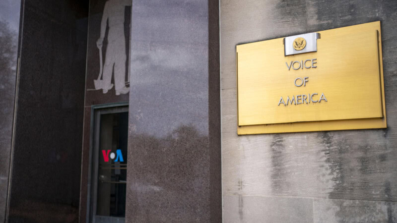 Trump admin begins mass layoffs at Voice of America