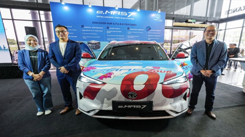 Proton e.MAS 7 Malaysia EV Sales Soar: No.1 Spot for Third Month Straight