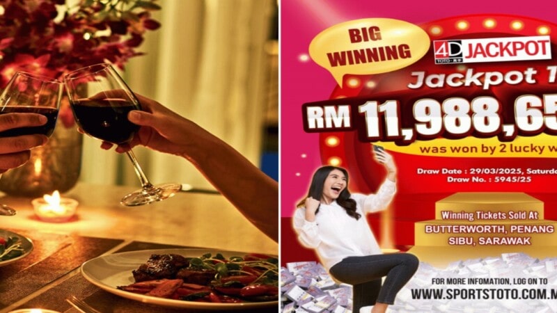 Penang Doctor Wins Toto 4D Jackpot: RM11.77 Million After Anniversary Dinner!