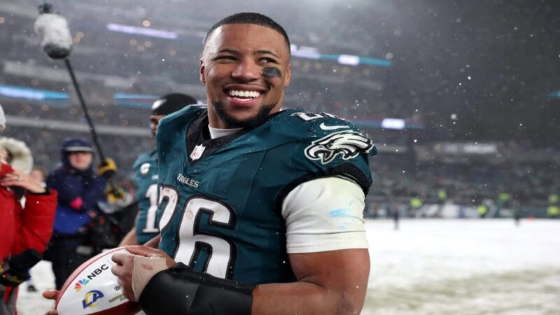 Saquon Barkley Trends Worldwide After Trump Golf Meeting