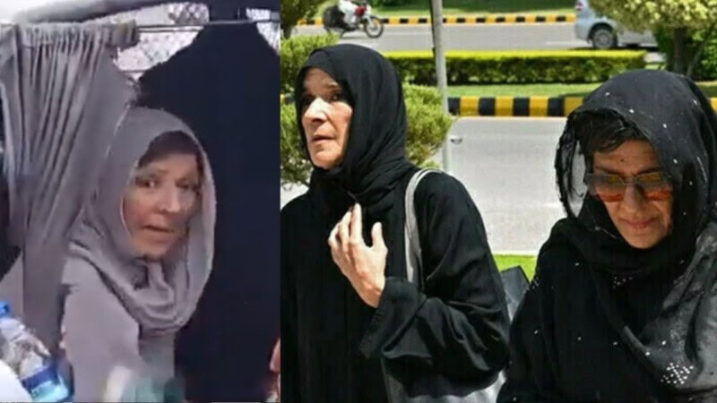 ‘Please go home’: Imran Khan’s detained sisters refuse to leave even after police set them free