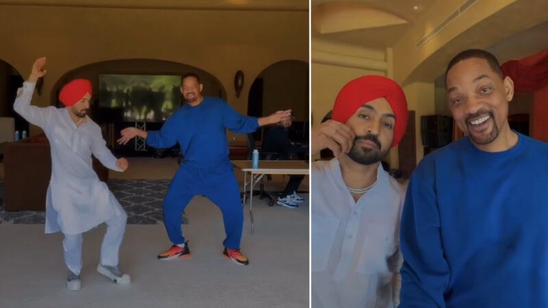 VIDEO: Will Smith’s bhangra with Diljit Dosanjh goes viral