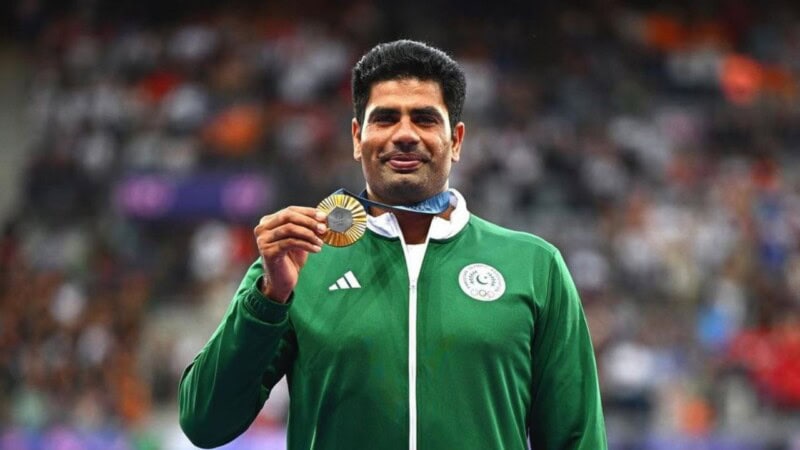 Indian official Olympic account pays tribute to Arshad Nadeem’s historic win