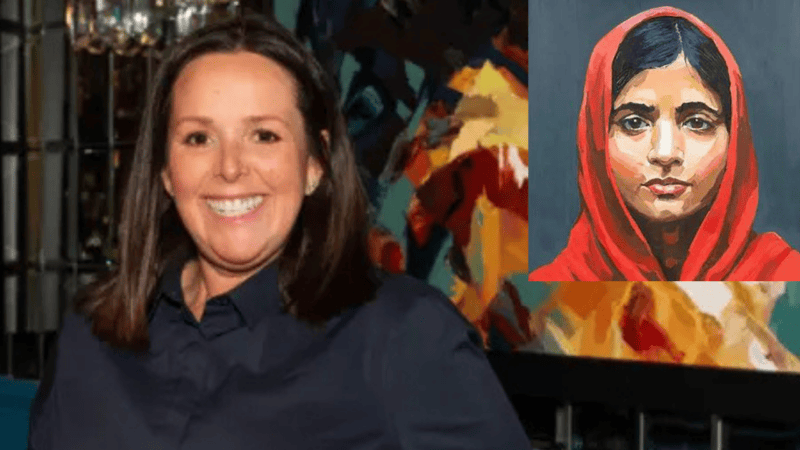 ‘Grief to gallery’: The woman behind the £51k Malala portrait