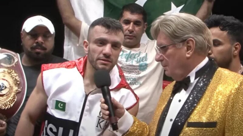 Pakistan’s Usman Wazeer knocks out Indian boxer in less than 2 minutes