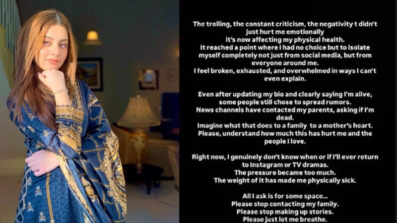 ‘News channels called my parents to ask if I’m alive’;  Alizeh Shah slams rumours after Instagram exit