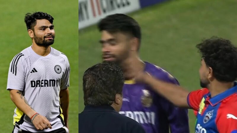 VIDEO: Kuldeep Yadav slaps Rinku Singh in heated exchange during IPL
