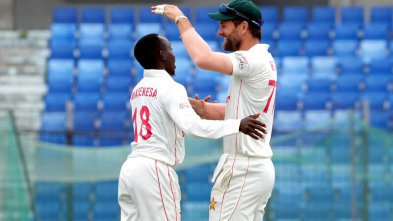 Vincent Masekesa Shines in Bangladesh vs Zimbabwe Test Match