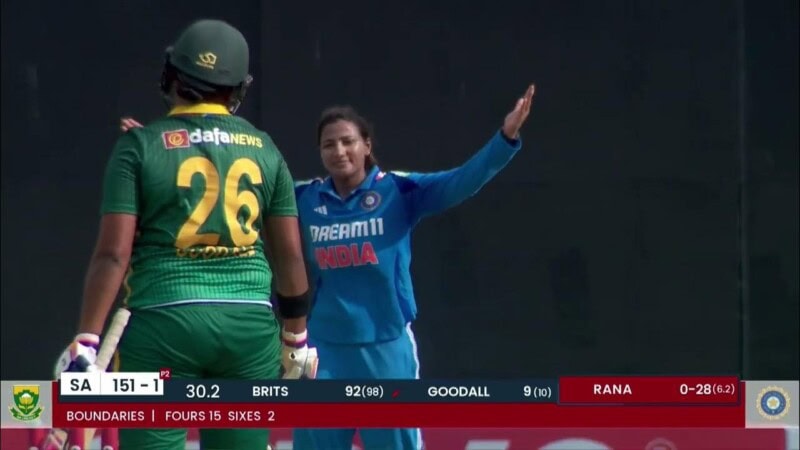 India Women vs South Africa Women: Sneh Rana Stars as India Clinch 15-Run Victory in Tri-Nation Thriller