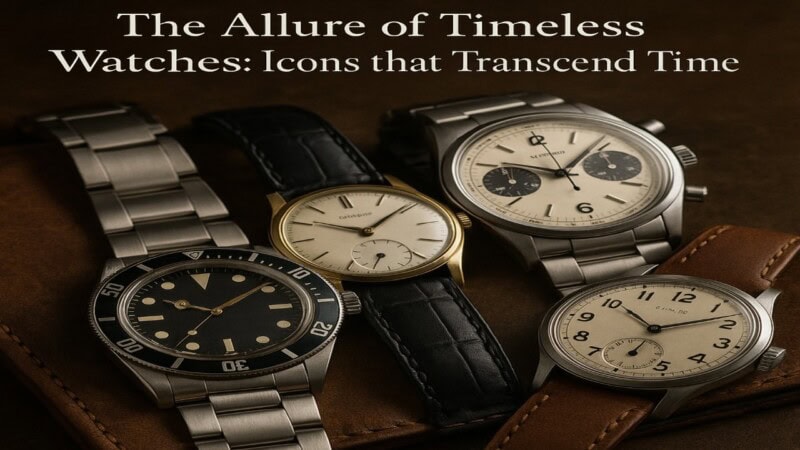 The Allure of Timeless Watches: Icons that transcend Time