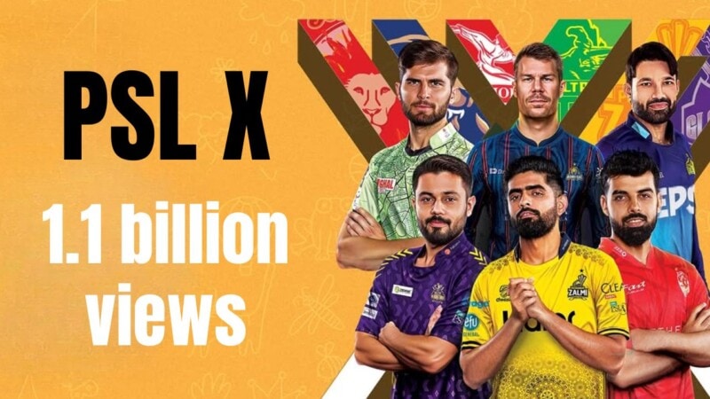 PSL X breaks records with 1.1 billion views in just 12 matches